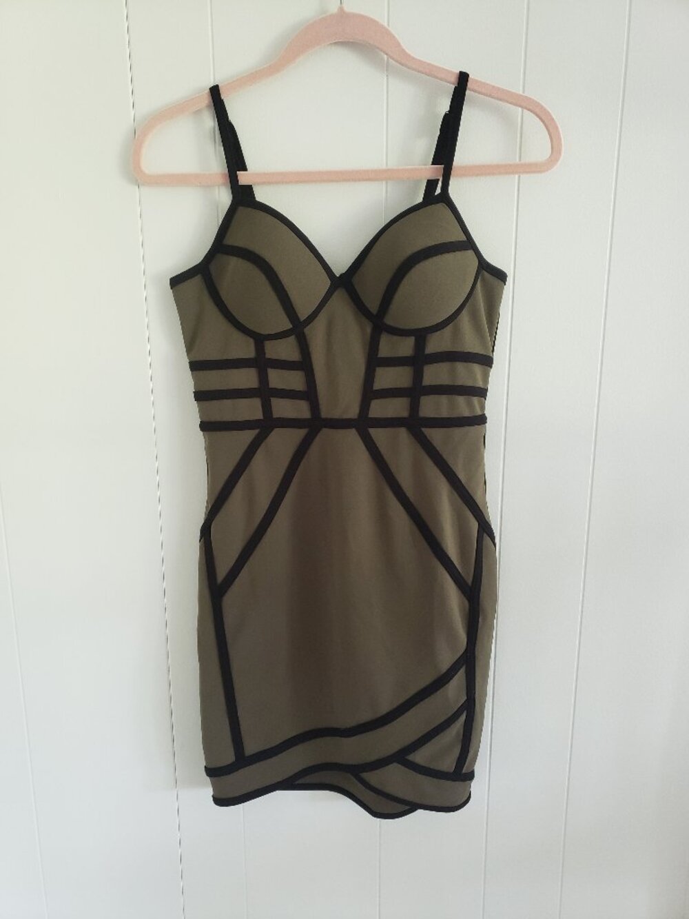 Entry Green Bodycon Dress size M